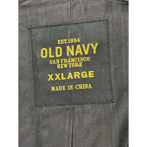 Old Navy men’s cotton suede XXL black blazer - Picture 6 of 8